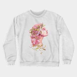 Princess in Leaf Crown Crewneck Sweatshirt